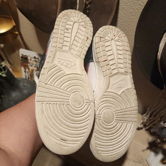 Nike Dunks High Washed Denim - Picture 4 of 4